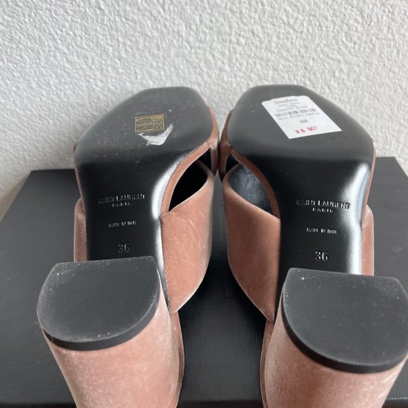 Saint Laurent LouLou 70 Mule Sandals - Picture 4 of 6